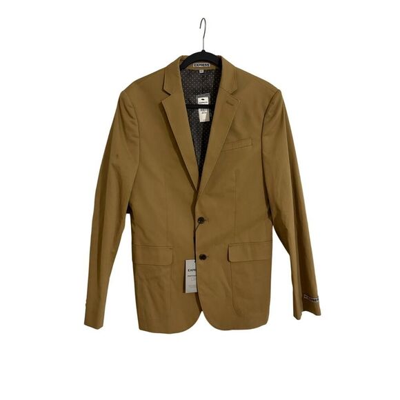 EXPRESS NWT PHOTOGRAPHER FITTED BLAZER SIZE 38R MSRP: $228 - Picture 1 of 8
